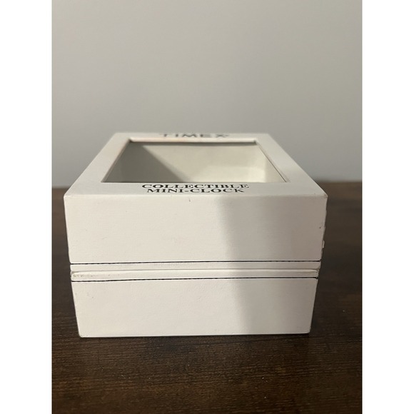 Vintage Timex Collectible Mini-Clock – Sewing Machine Design – With Box - Picture 10 of 10